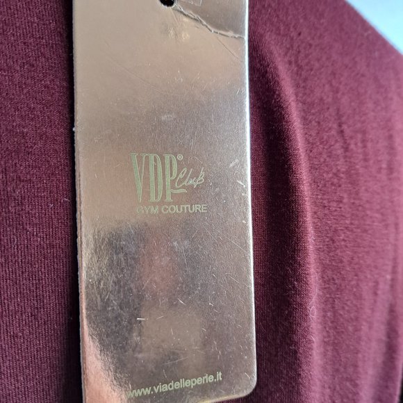 New VDP Women's Italian Brown Tunic Long Sleeves Baggy Dress Size 42 / S - Picture 11 of 14